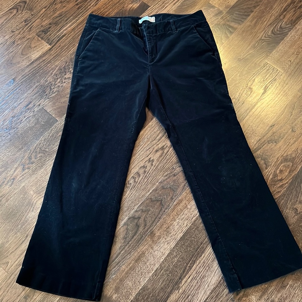 Old Navy Stretch Black Velvet Pants